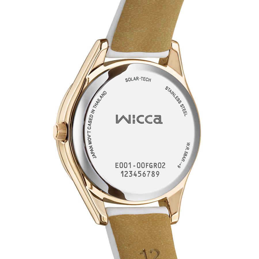 CITIZEN wicca ACTIVE LINE KH3-720-10 White Band Solar Day-Date JDM Women's Watch