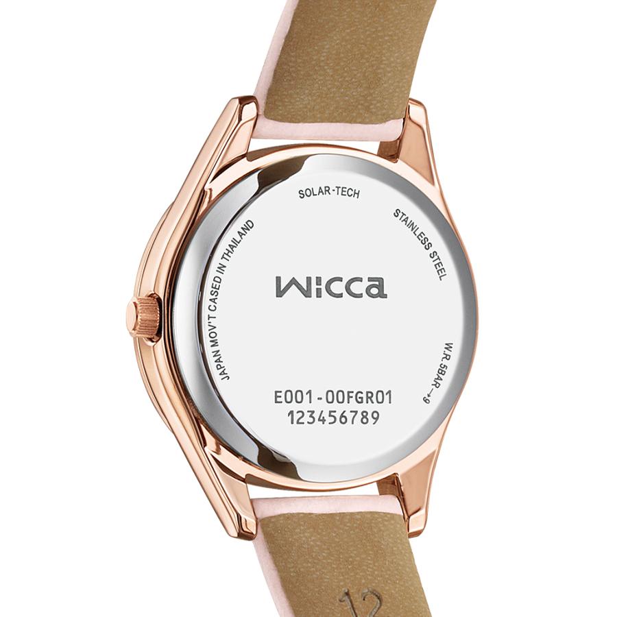 CITIZEN wicca ACTIVE LINE KH3-762-10 Pink Gold Solar Day-Date JDM Women's Watch