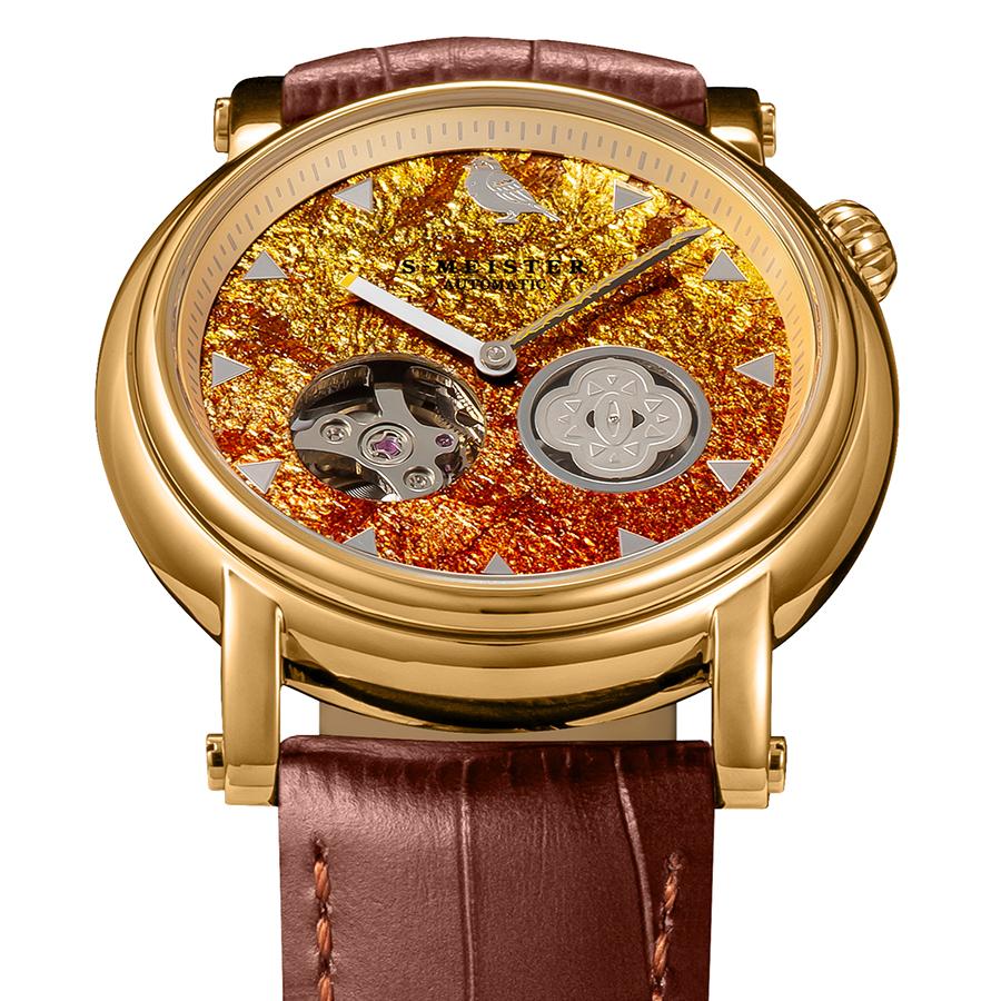 GARRACK S-MEISTER KY-ROYG-Z Demon Slayer Zenitsu Agatsuma Automatic Open Heart Watch Japan Made