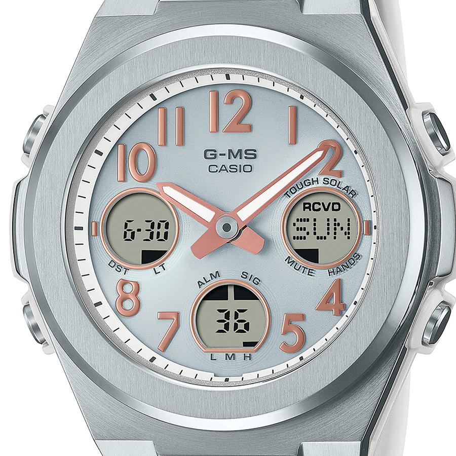 CASIO Baby-G G-MS MSG-W610-7AJF JDM Radio Solar Ana-Digi Hybrid White Silver Women's Watch