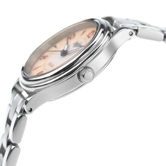 Alba Angeine "Life with Flowers" SEIKO AHJD435 Women's Solar Watch with Red Gradient Dial and Metal Band