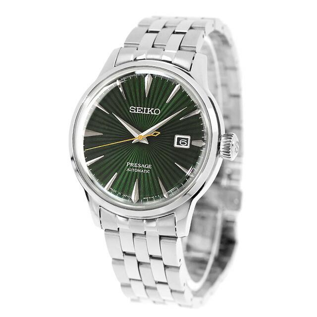 Seiko Presage Cocktail Time Mockingbird SARY271 Men's Mechanical Automatic Watch with Green Dial