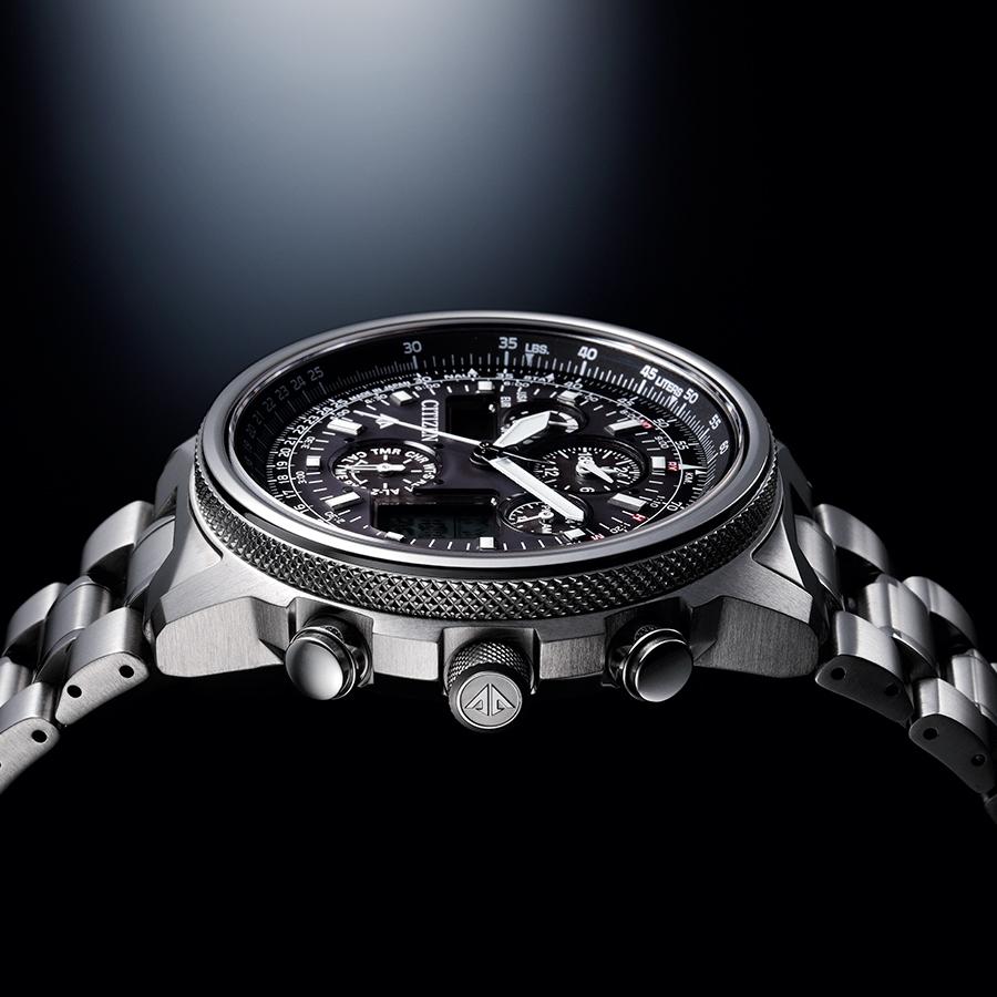 CITIZEN PROMASTER PMV65-2271 SKY Eco-Drive Radio-Controlled Super Titanium JDM Men's Watch