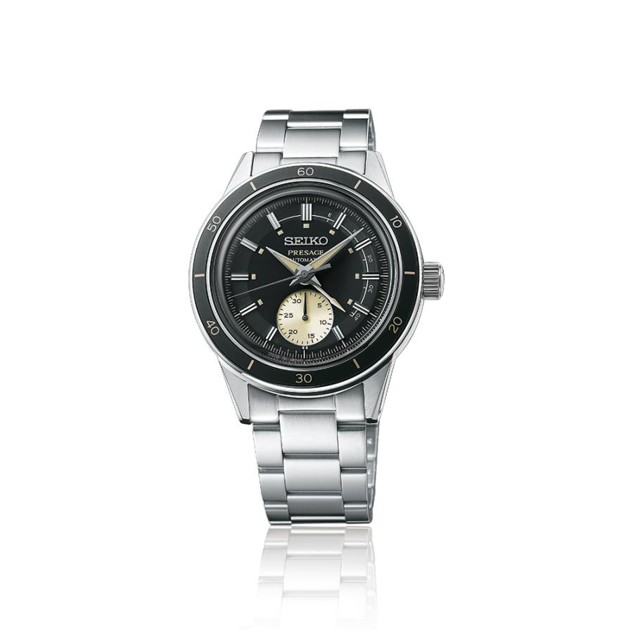SARY211-Watch-Automatic-Mechanical-Seiko-Presage-Power Reserve Indicator-Style60's--