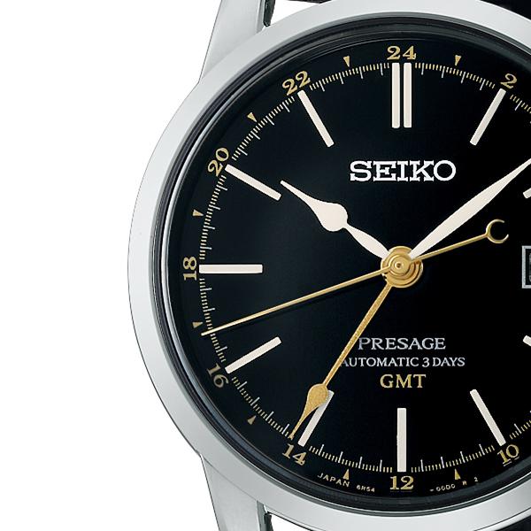 Seiko Presage Craftsmanship Series Lacquer Dial 3-Day GMT SARH001 Men's Mechanical Automatic Watch, Exclusive