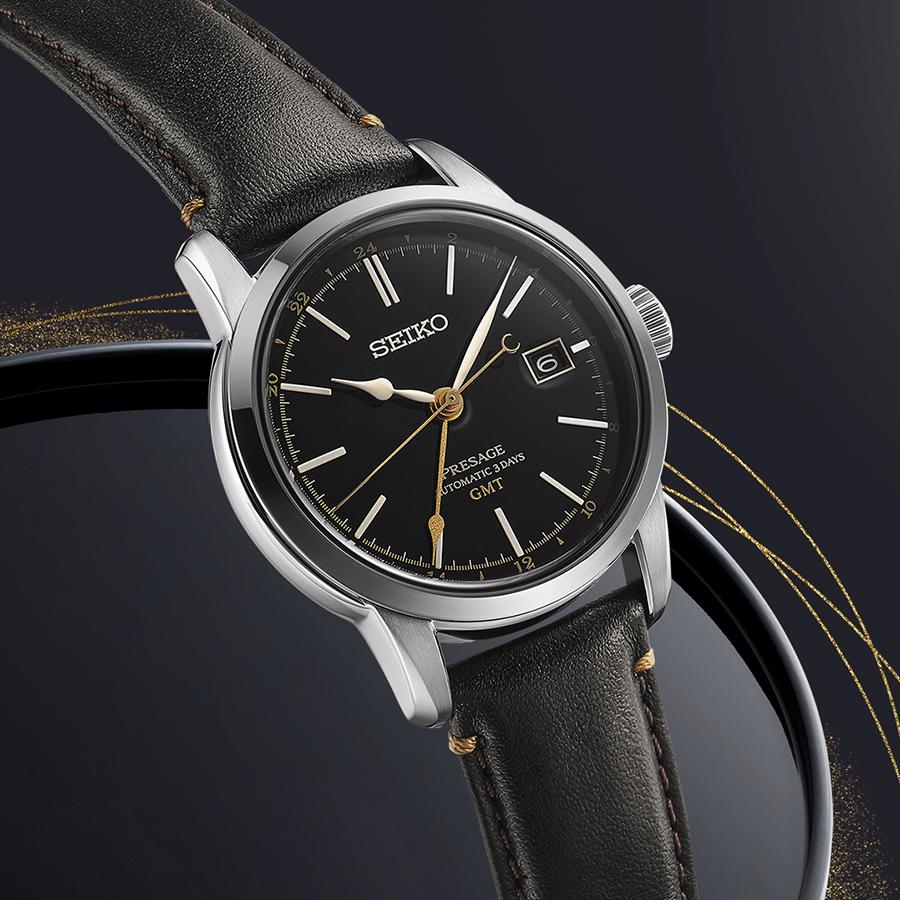 SEIKO PRESAGE Classic Series Craftsmanship SARH001 Urushi Lacquer Dial 3-Day GMT JDM Men's Watch