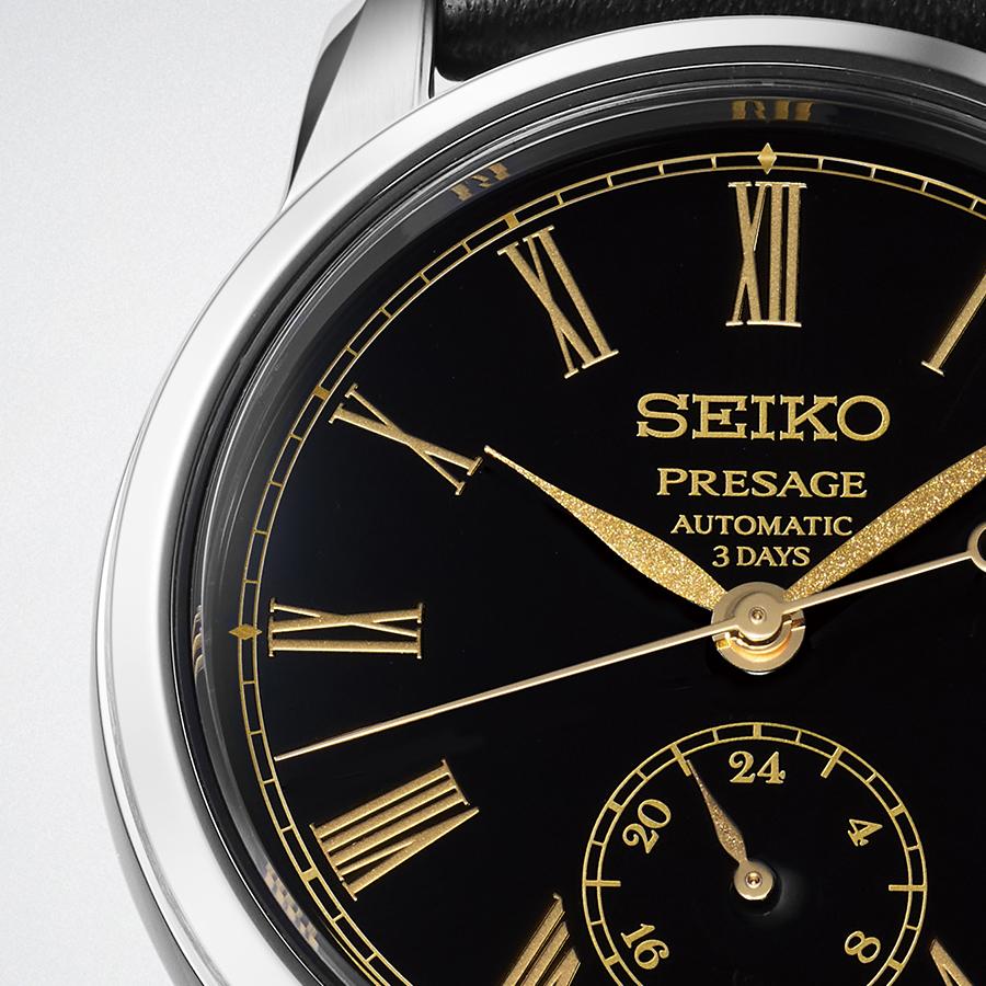 SART011 - Montre - Seiko - Presage - Remontage automatique - Mécanique - Fabrication artisanale - Cadran laqué - Sans date - Modèle atelier -