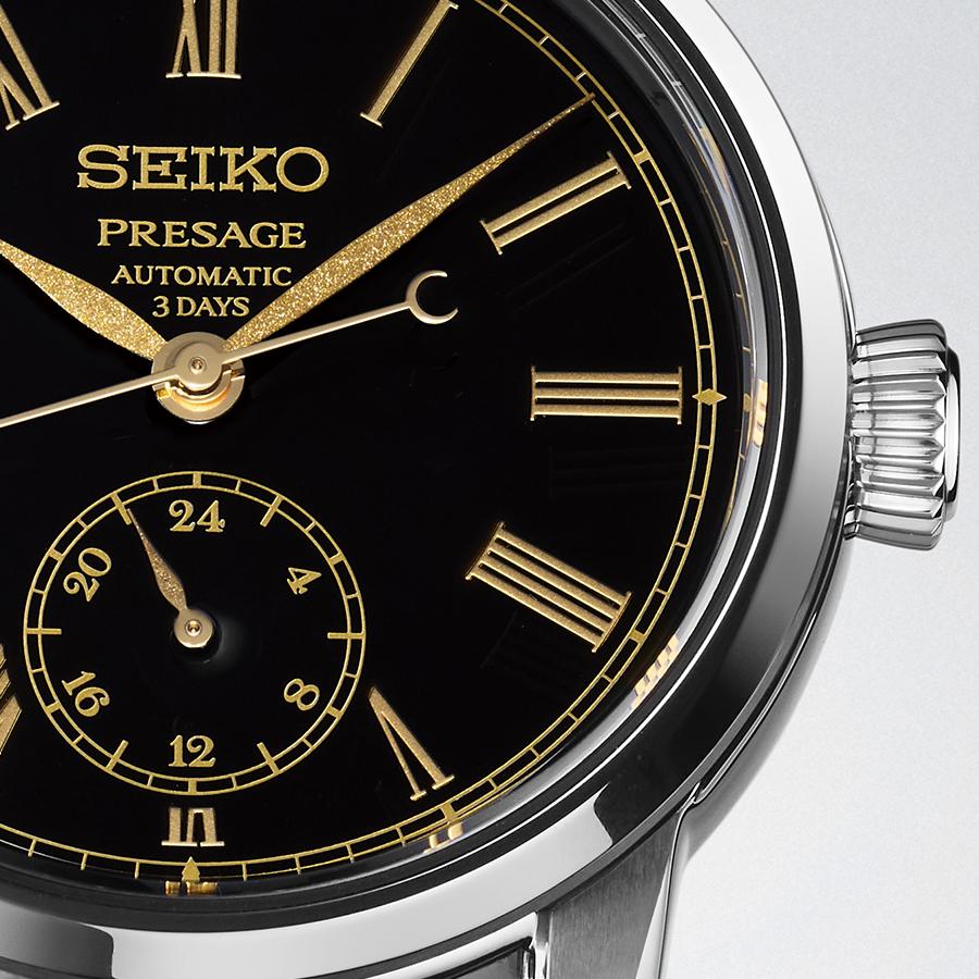 SART011 - Montre - Seiko - Presage - Remontage automatique - Mécanique - Fabrication artisanale - Cadran laqué - Sans date - Modèle atelier -