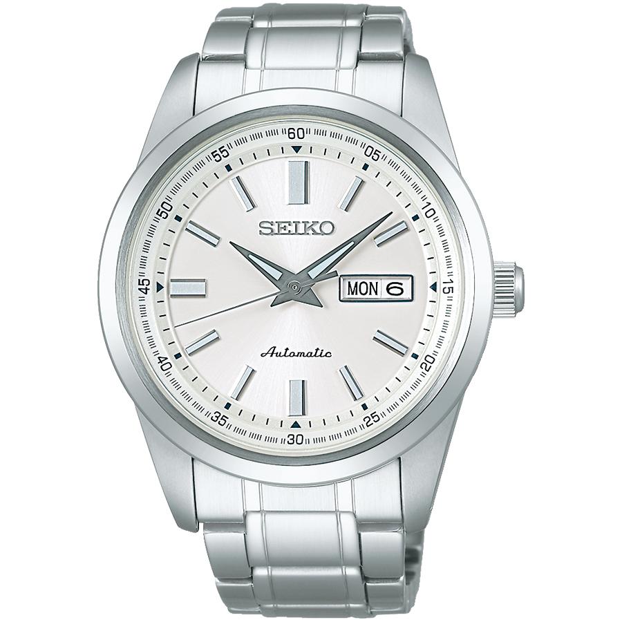 SEIKO Selection Mechanical SARV001 JDM Automatic Day-Date Silver Stainless Steel Men's Watch