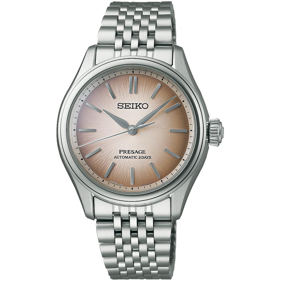 Seiko Presage Classic Series 36mm Automatic Men's Watch with Brown Dial (SARX131) and Metal Band (Exclusive)