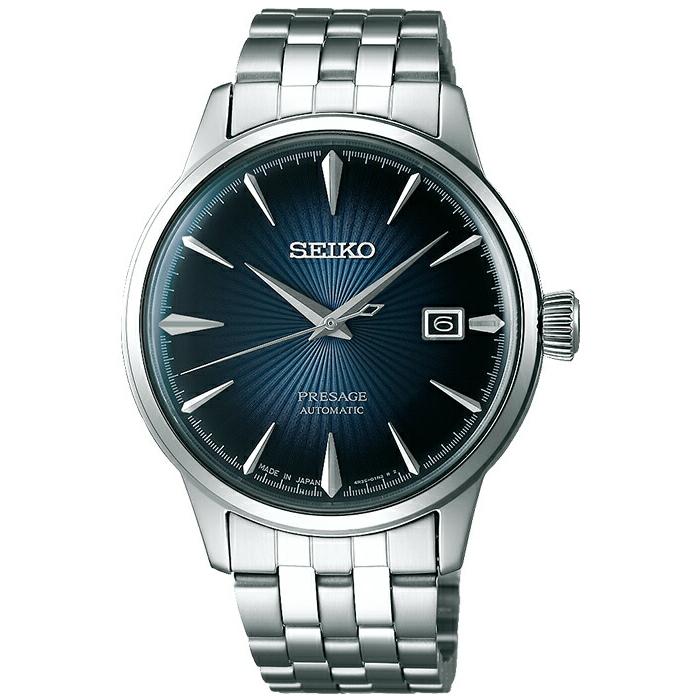 Seiko Presage Cocktail Time SARY123 Men's Mechanical Automatic Watch with Blue Moon Calendar