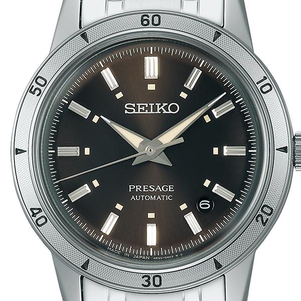 Seiko Presage Style 60's SARY249 Men's Mechanical Automatic Watch, Brown
