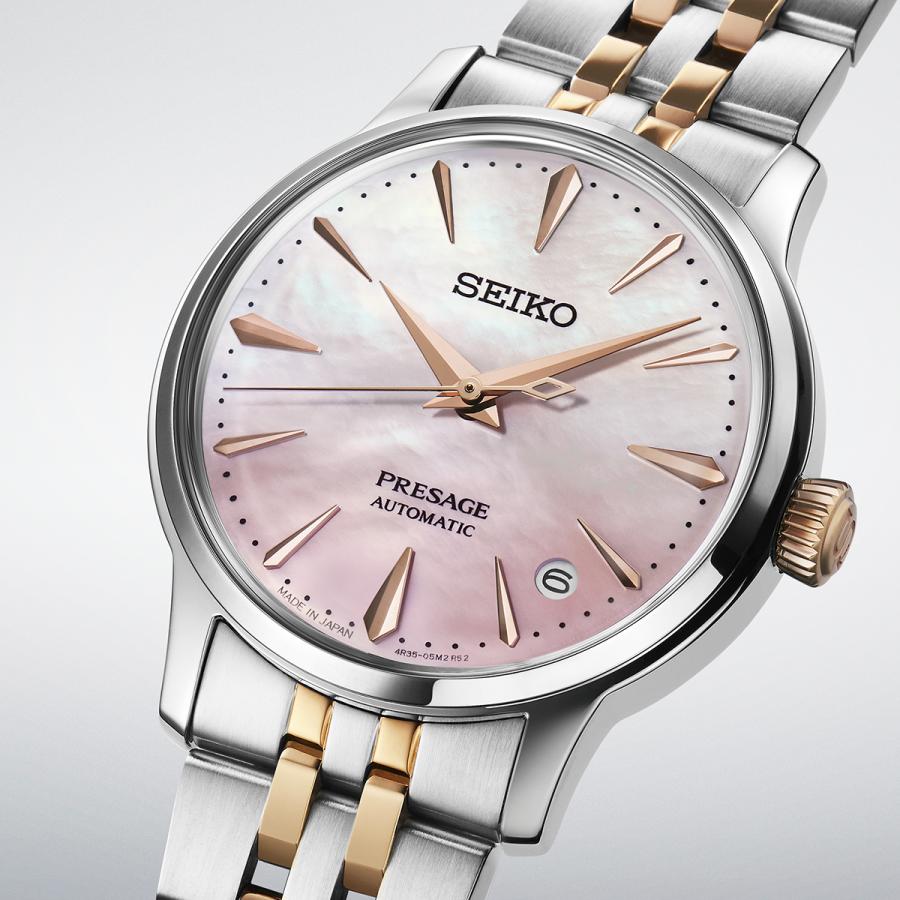 SEIKO PRESAGE Cocktail Time SARY270 JDM Sakura Aviation Limited Edition Automatic Pink Mother of Pearl Ladies Watch