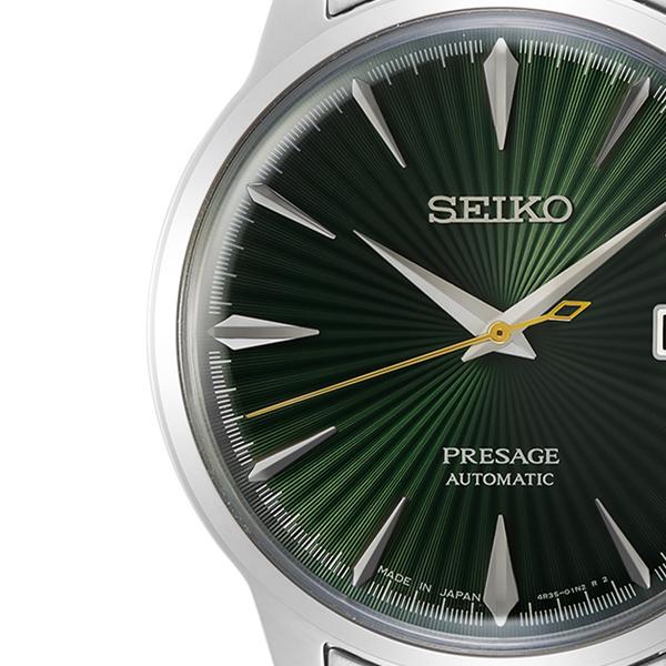 Seiko Presage Cocktail Time Mockingbird SARY271 Men's Mechanical Automatic Watch with Green Dial