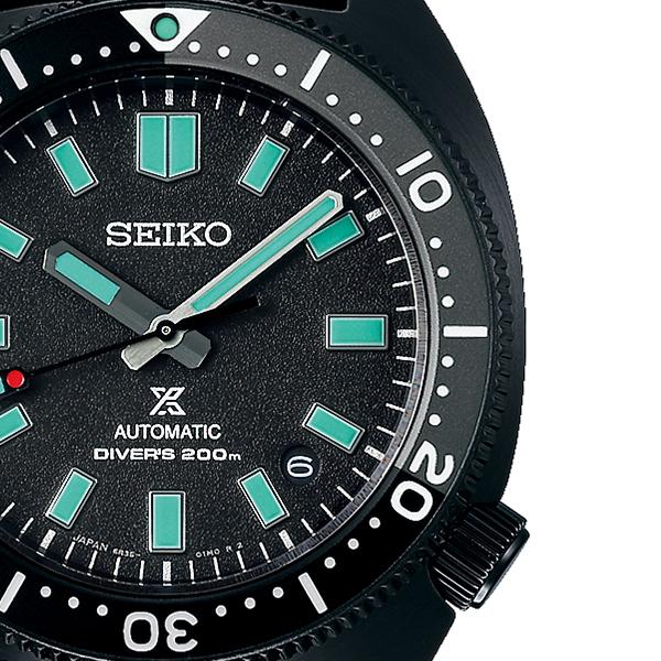 Seiko Prospex Black Series Limited Edition Night Vision Mechanical Diver's Watch SBDC183 Men's Exclusive