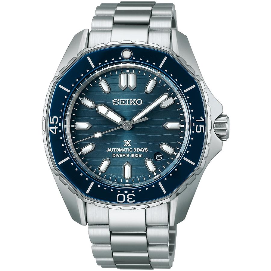 Seiko Prospex Diver Scuba Mechanical SBDC203 Men's Watch with Blue Dial, Exclusive