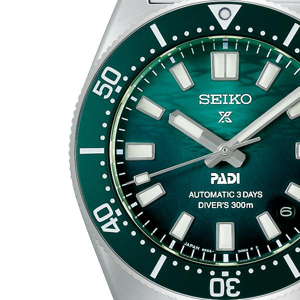 Seiko Prospex Diver's 1965 Heritage PADI Special Edition SBDC205 Men's Mechanical Watch, Green, Exclusive