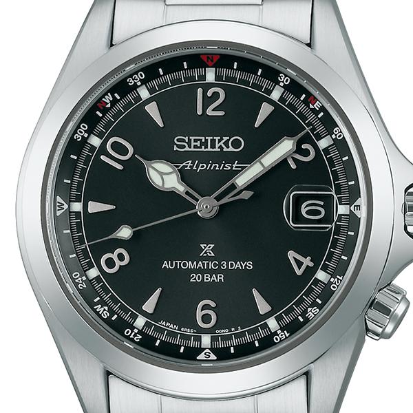 Seiko Prospex Alpinist Mechanical 3-Day SBDC209 Men's Watch with Black Dial, Released November 8th
