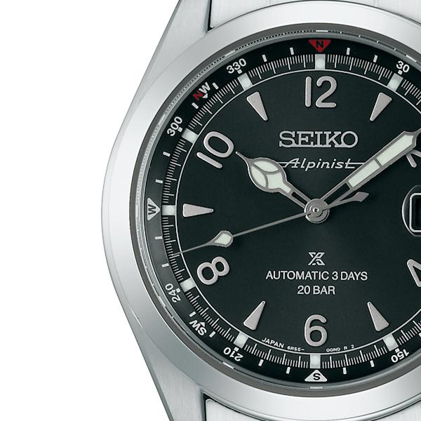 Seiko Prospex Alpinist Mechanical 3-Day SBDC209 Men's Watch with Black Dial, Released November 8th