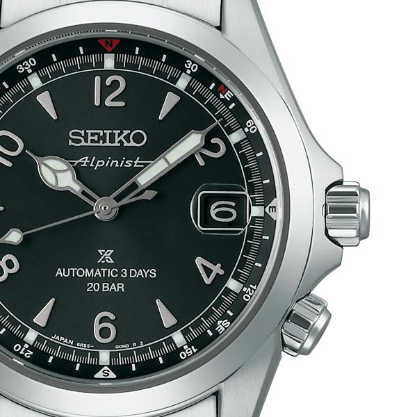 Seiko Prospex Alpinist Mechanical 3-Day SBDC209 Men's Watch with Black Dial, Released November 8th
