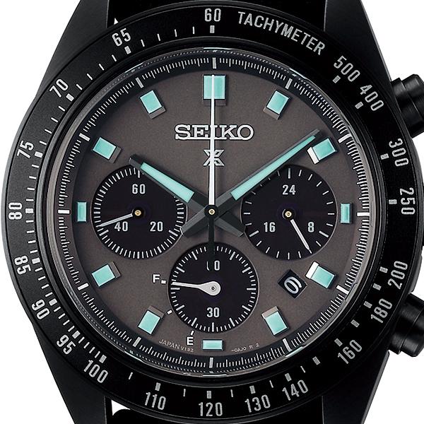 Seiko Prospex Speedtimer Solar Chronograph Black Series Night Vision SBDL105 Men's Watch