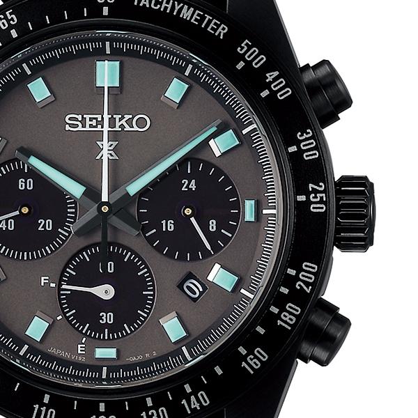 Seiko Prospex Speedtimer Solar Chronograph Black Series Night Vision SBDL105 Men's Watch