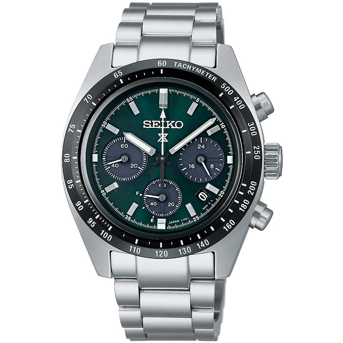 Seiko Prospex SPEEDTIMER Solar Chronograph SBDL107 Men's Watch, Green