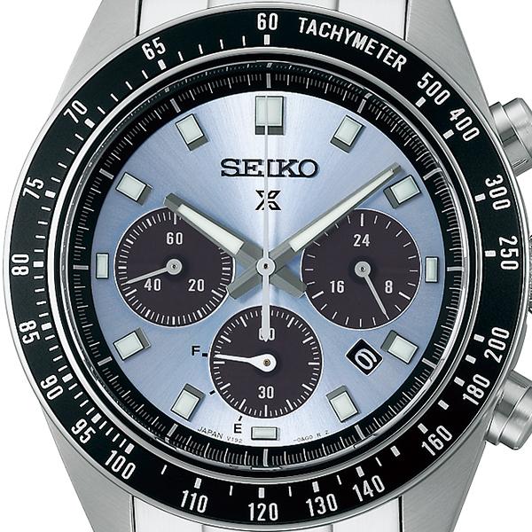 Seiko Prospex SPEEDTIMER Solar Chronograph SBDL109 Men's Watch, Crystal Blue