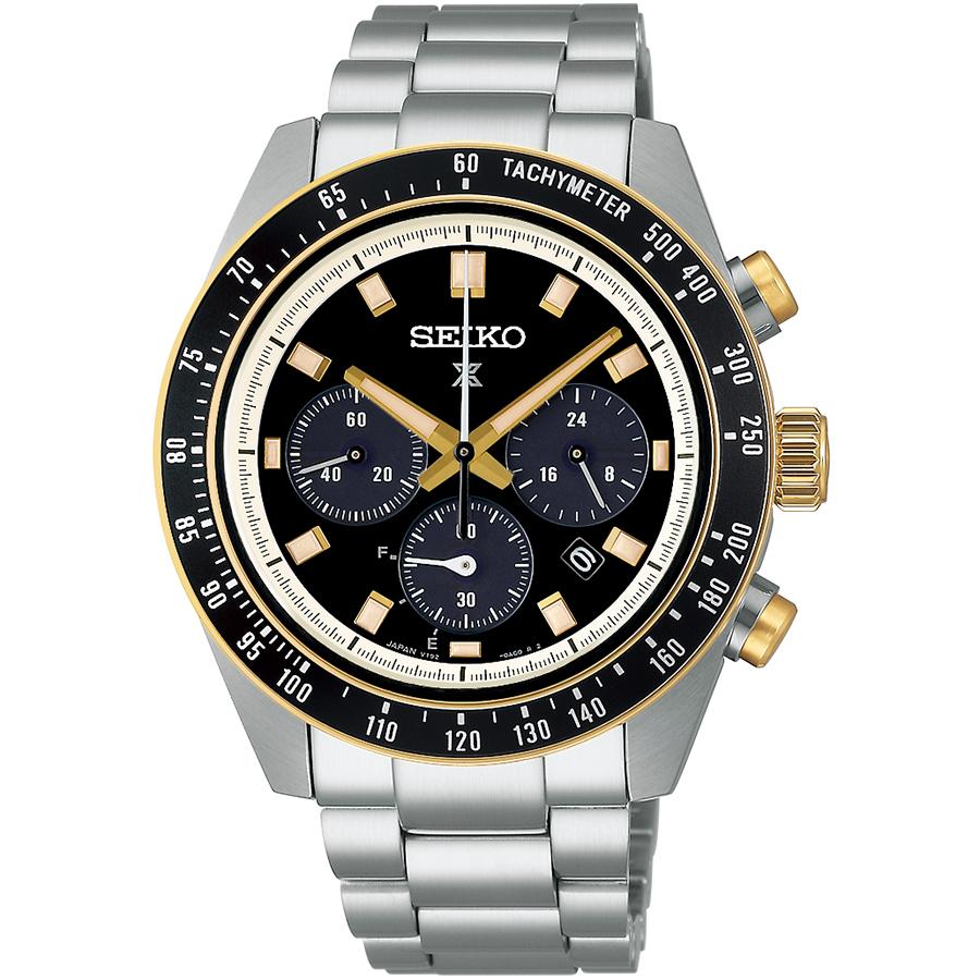 Seiko Prospex Speedtimer Solar Chronograph Classic Motorsports Circuit Race Men's Watch SBDL113