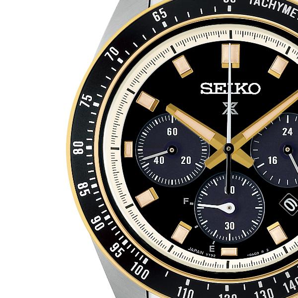 Seiko Prospex Speedtimer Solar Chronograph Classic Motorsports Circuit Race Men's Watch SBDL113