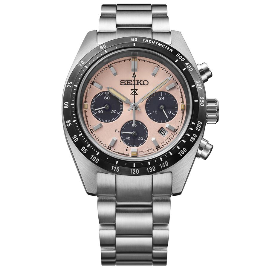 SEIKO Prospex Speedtimer Solar Chronograph SBDL127 Men's Watch Classic Rose Dial