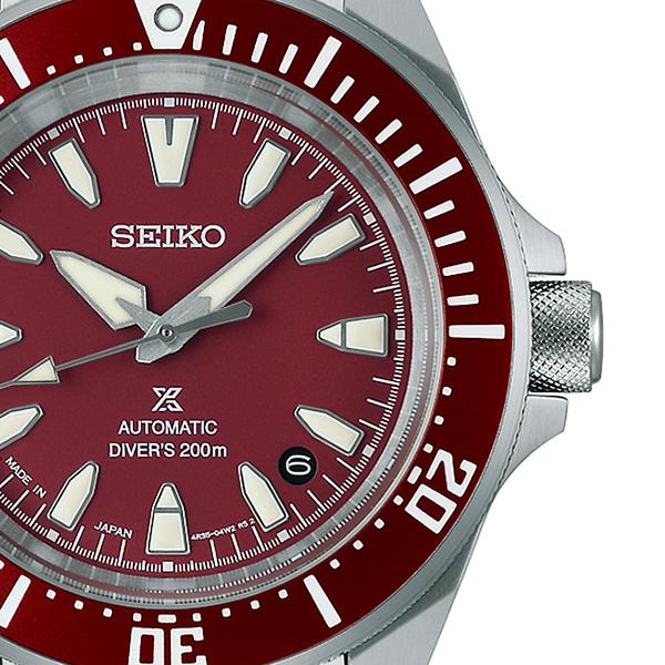 Seiko Prospex Samurai SBDY129 Men's Mechanical Automatic Diver's Watch, Red