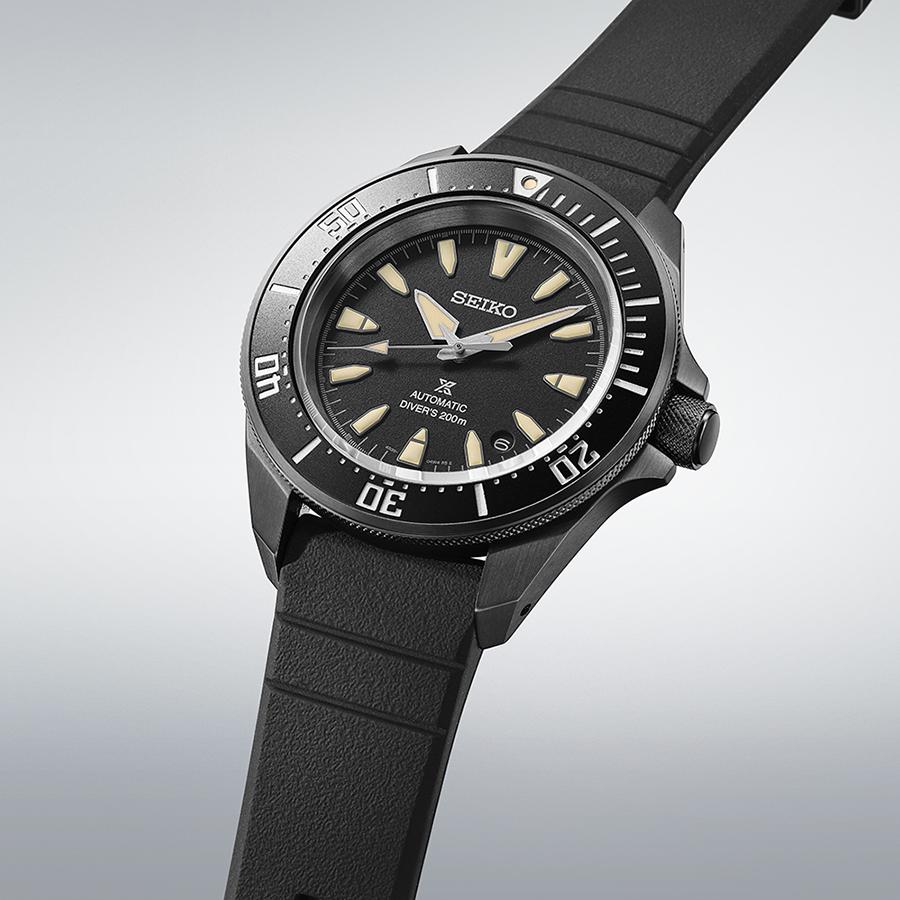 Seiko Prospex Samurai SBDY133 Men's Mechanical Automatic Diver's Watch with Black Silicone Strap