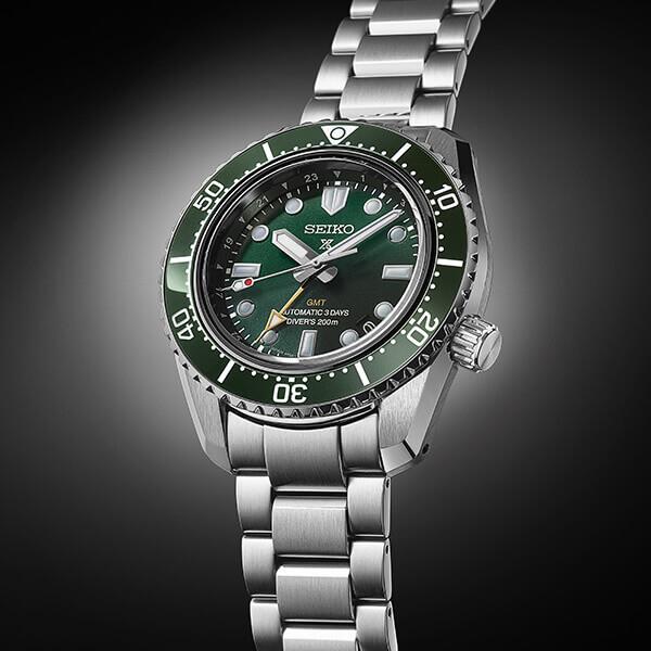 Seiko Prospex 1968 Mechanical Diver's Watch, Modern Design, GMT, SBEJ009, Men's, Mechanical Diver's Watch, Exclusive