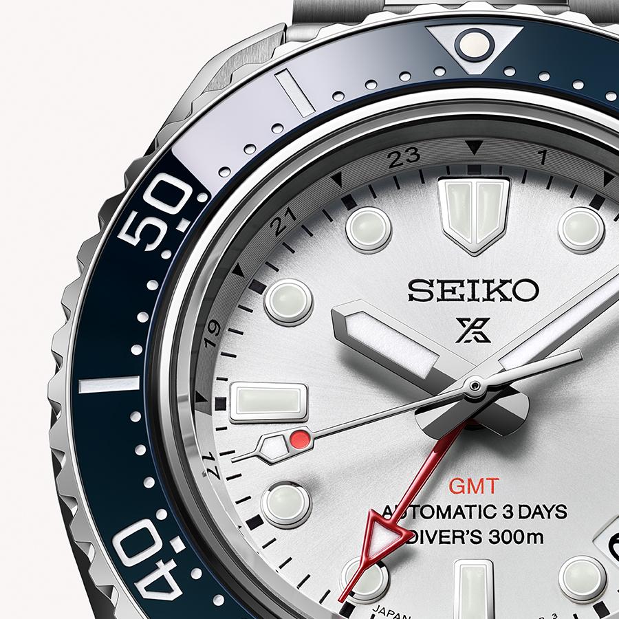 SEIKO PROSPEX SBEJ029 JDM Core Shop 1968 300m GMT Diver White