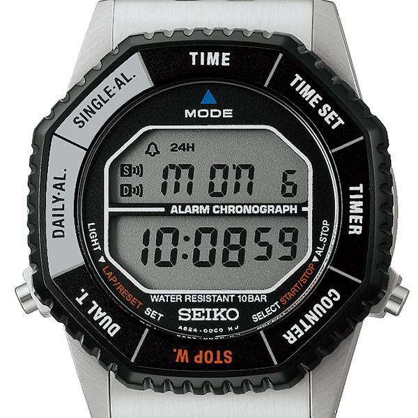 Seiko Selection Space Brothers Collaboration Limited Edition Model Mutta and Mutsuta Nanba SBJG023 Men's Quartz Battery-Operated Digital Watch in Silver, Released November 14th