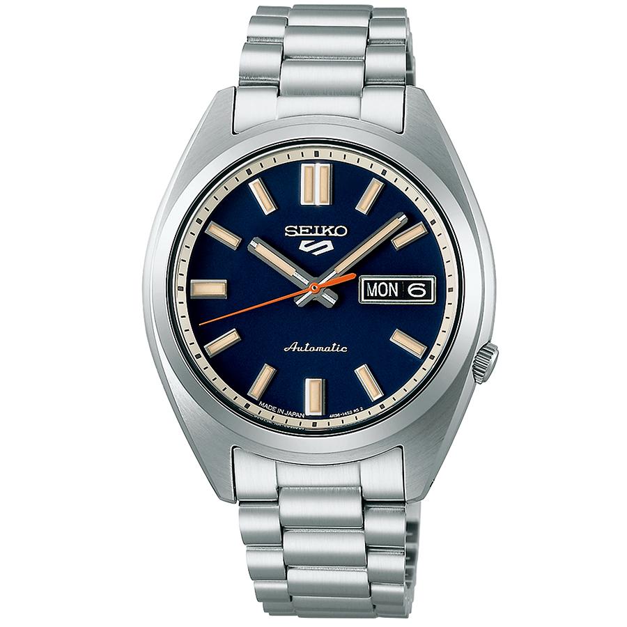 Seiko 5 Sports SNXS Sports Style Classic Sports Series SBSA253 Men's Mechanical Automatic Watch, Blue