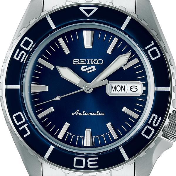 Seiko 5 Sports SKX Suit Style SNZH SBSA259 Men's Mechanical Automatic Watch, Blue