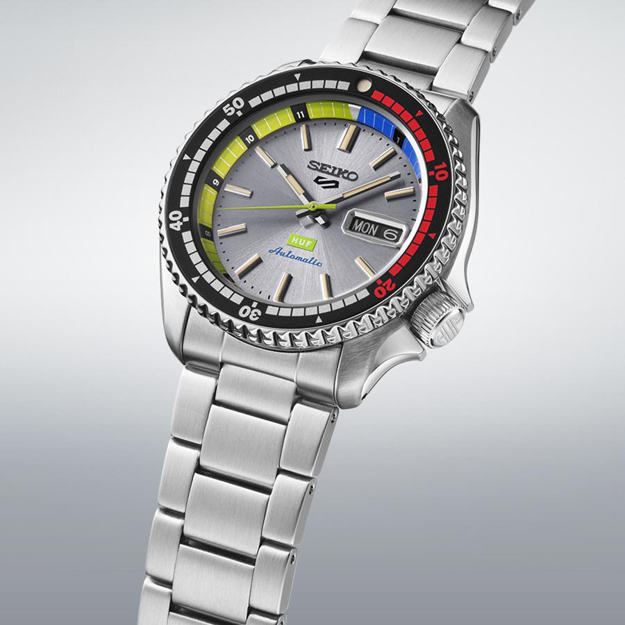 Seiko 5 Sports SKX Series HUF Collaboration Limited Edition Regatta Timer Hommage SBSA279 Men's Automatic Watch