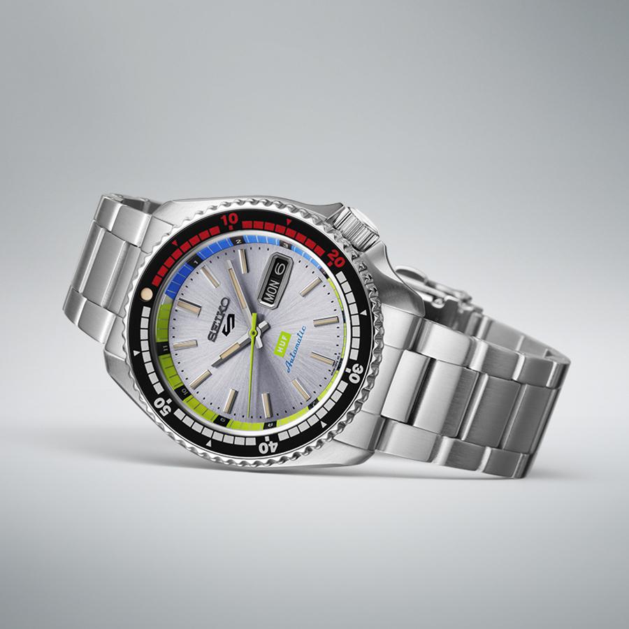 Seiko 5 Sports SKX Series HUF Collaboration Limited Edition Regatta Timer Hommage SBSA279 Men's Automatic Watch