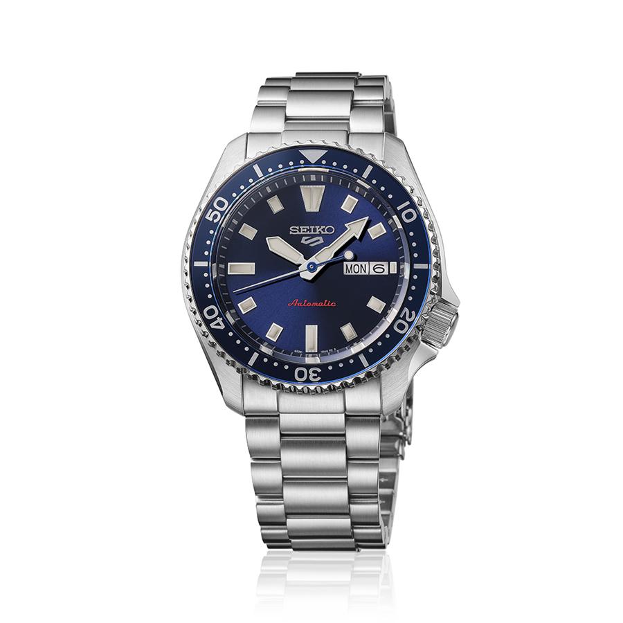 Seiko 5 Sports SKX Series SKX399 Homage Design SBSA303 Men's Automatic Watch with Navy Dial