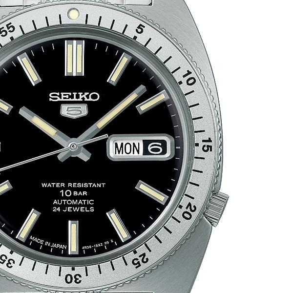 SEIKO 5 SPORTS SBSA313 JDM SKX Heritage Design Reissue Limited Edition Automatic Black Dial Men's Watch