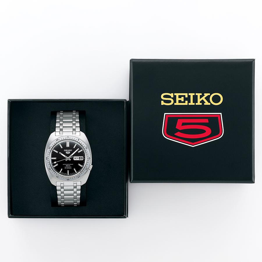 SEIKO 5 SPORTS SBSA313 JDM SKX Heritage Design Reissue Limited Edition Automatic Black Dial Men's Watch