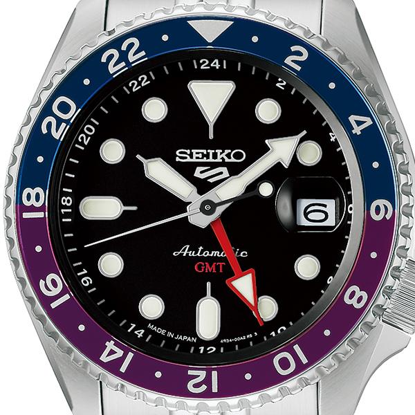 Seiko 5 Sports SKX Sports Style GMT Japan Limited Edition Ukiyo-e Design SBSC021 Men's Automatic Watch