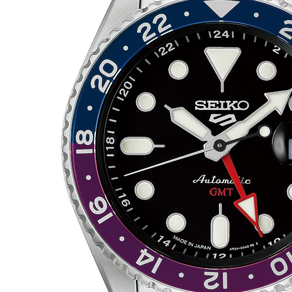 Seiko 5 Sports SKX Sports Style GMT Japan Limited Edition Ukiyo-e Design SBSC021 Men's Automatic Watch