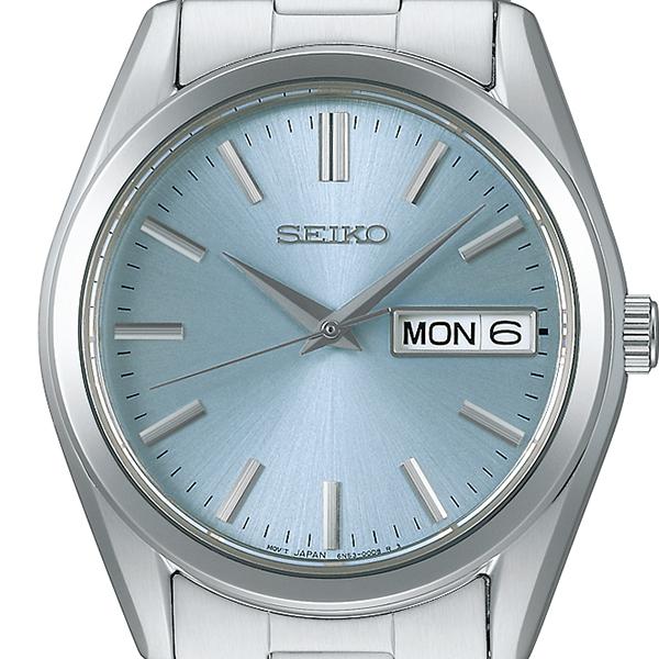 Seiko Selection S Series Shop Exclusive Model SBTH013 Men's Battery-Powered Quartz Watch with Day/Date Function and Ice Blue Dial