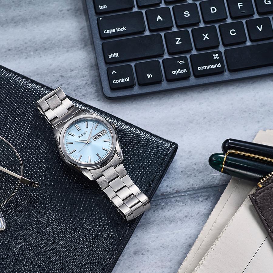 SEIKO SELECTION SBTH013 JDM S Series Shop Exclusive Ice Blue Quartz Day-Date