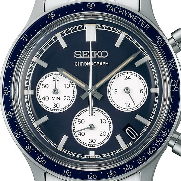 SEIKO Selection S Series SBTR053 JDM Navy Chronograph Quartz Men's Watch
