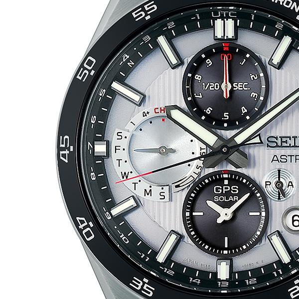 Seiko Astron Nexter Dual Time Chronograph SBXC153 Men's Solar-Powered GPS Satellite Radio Wave Watch Titanium Exclusive Model