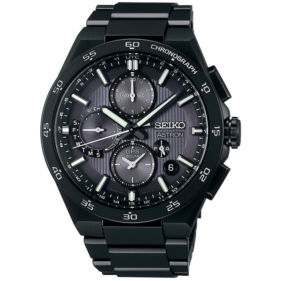 Seiko Astron Nexter Dual Time Chronograph SBXC155 Men's Solar-Powered GPS Satellite Radio Wave Watch Titanium Exclusive Model